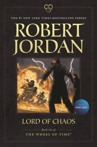 Lord of Chaos paperback, December 2012 edition from Tor Books. The cover features Aiel and Asha'man in battle.