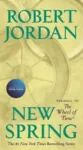 New Spring paperback, June 2020 mass-market edition from Tor Books. The cover has the snake-wheel symbol on a light yellow background.