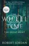 The Great Hunt paperback, Orbit's September 2021 edition. The cover depicts tall trees and bracken in a forest.