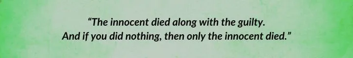 A green parchment with a Mat Cauthon quote from Crossroads of Twilight begins: “The innocent died along with the guilty...”