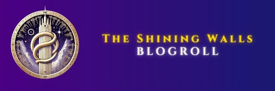 The Shining Walls Blogroll banner features the tower and serpent logo on a purple-to-blue gradient background.